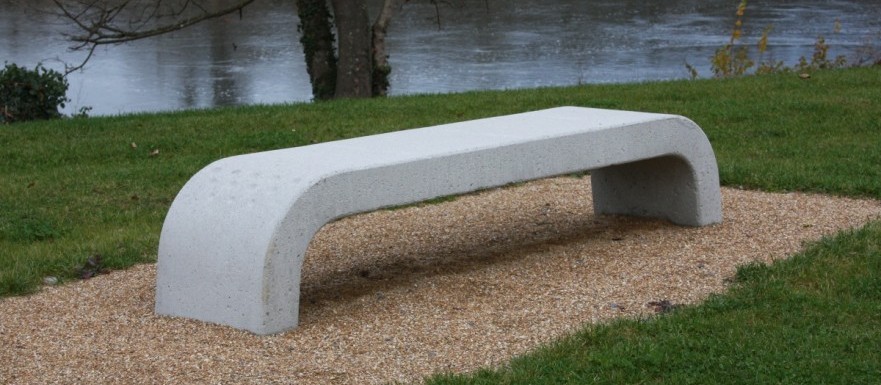 Banc en béton