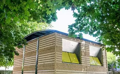 Logette pour conteneurs et poubelles en béton image 5
