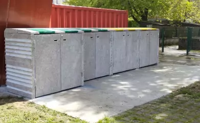 Abris conteneurs en béton à Montbéliard image 2