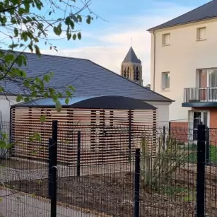 Installation d'un local à poubelles d'une copropriété