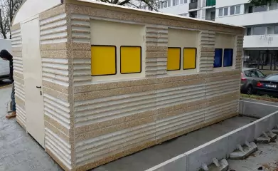 Logette pour conteneurs et poubelles en béton image 7