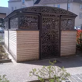 Parc à conteneurs